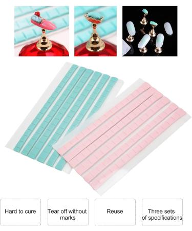 Tacky Putty Nail Adhesive Clay DIY Sticky Nail Art Adhesive Poster Putty Wall Putty Poster Putty Manicure Training Art Clay for Posters Photo Frames Hand Handles Nail Art - Buy Online on GoSupps.com