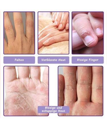 P-Beauty Lavender Hand Mask | 5 Pairs of Moisture Gloves | Collagen & Vitamin-Rich Anti-Aging Care for Cracked Dry Hands - Buy Online on GoSupps.com