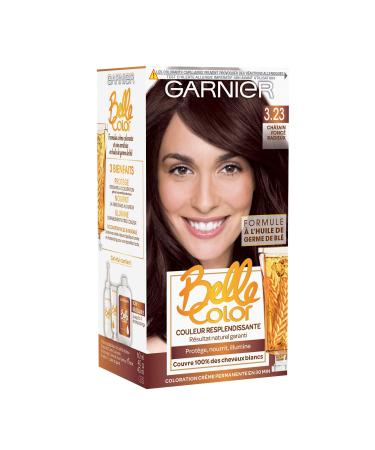 Garnier Belle Color Terre de Soleil 3.23 Permanent Hair Color Dark Brown - Pack of 2