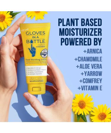 Gloves In A Bottle Shielding Lotion for Dry Skin Hand Lotion Travel Size 3.4ounce Protects & Restores Dry Cracked Skin (Tube SPF 15) - Buy Online on GoSupps.com