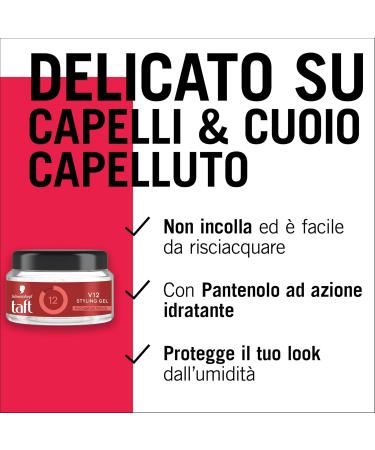Buy Taft V12 Power Gel 250ml - Italian Import | Fast International Shipping - Buy Online on GoSupps.com