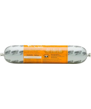 PURBELLO Duck Dog Sausage - 8 x 400g - High Meat Monoprotein - Wet Dog Food - Cut Resistant & Grain-Free (3g) - Buy Online on GoSupps.com