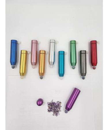 YANTRA 10 Handle Extensions for Chakra Solfeggio Tuning Forks | Acupressure, Aromatherapy & Sound Healing Tool with Gemstones | 10.0 Count - Buy Online on GoSupps.com