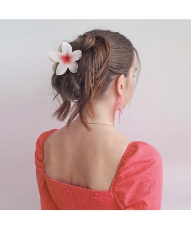 JOYOYO 4 Pcs Matte Flower Hair Clips | 3 Inch Medium Claw Clips for Women & Girls - Buy Online on GoSupps.com