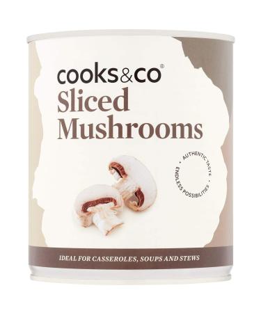 Cooks & Co Sliced Mushrooms - 1x800g