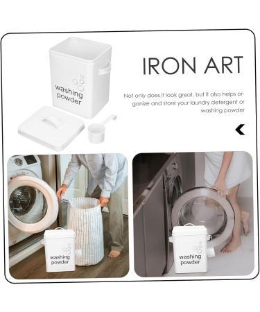 Alipis Washing Storage Bucket Fabric Softener Dispenser Snack Laundry Bin at Home tin Box - Buy Online on GoSupps.com