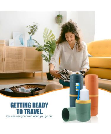 Ugbo Travel Toothbrush Set - 3 Portable Toothbrushes & Etui Case for Camping Business Trips & Home - Buy Online on GoSupps.com