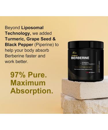 DLNIA Liposomal Berberine Supplement 3X Strength Berberine Matrix with DHB - Buy Online on GoSupps.com
