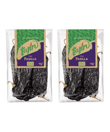 Dried Chilli Bundle with Tajin Pasilla Chilli 75g x2 (Pack of 2 Bundle)