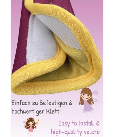 HECKBO 2X Fairy Kids Seat Belt Pads - Seat Belt Protectors for Car Booster Seats - 2 Pieces - Buy Online on GoSupps.com