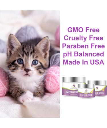Natural Cat Skin Care Cream - 4oz Organic Relief for Itching Dryness Rashes & More - Buy Online on GoSupps.com