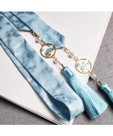 Minkissy Old Chinese Hair Tie - Elegant Clouds Hair Bands & Tassel Ponytail Holders for Traditional Outfits - Buy Online on GoSupps.com