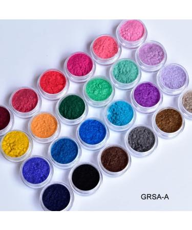 24-Color 3D Flocking Velvet Powder for Nail Art Decoration - 2.5ml Boxes | Glitter Flocking Powder - Buy Online on GoSupps.com