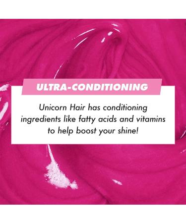 Lime Crime Unicorn Hair Dye - Juicy Fuschia (Pink-Purple) | Vegan & Cruelty-Free Semi-Permanent Color | Conditions & Moisturizes | Citrus Vanilla Scent - Buy Online on GoSupps.com