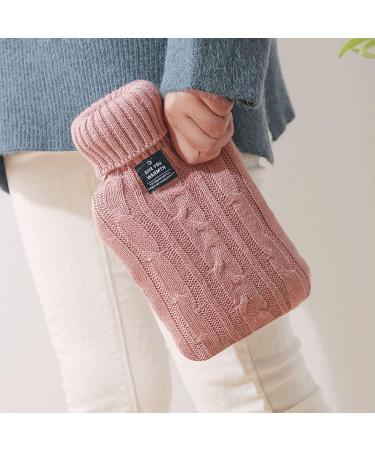 Buy Olivialiving 2L Hot Water Bottle - Khaki Knitted Cover for Heat & Cold Therapy | Pain Relief - Buy Online on GoSupps.com