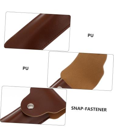 Shop Minkissy Leather Razor Holster - Portable Double-Edged Razor Case & Safety Mask | International Shipping - Buy Online on GoSupps.com