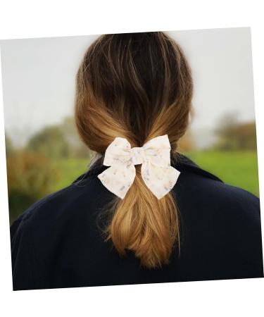 Beavorty 1 Set hair accessories Bands Scrunchies Soft Elastic bowknot scrunchies hair ties satin hair wrap Elastics Ponytail Holder Hair Bows Alligator Clips Hairpin girl curly Mesh - Buy Online on GoSupps.com