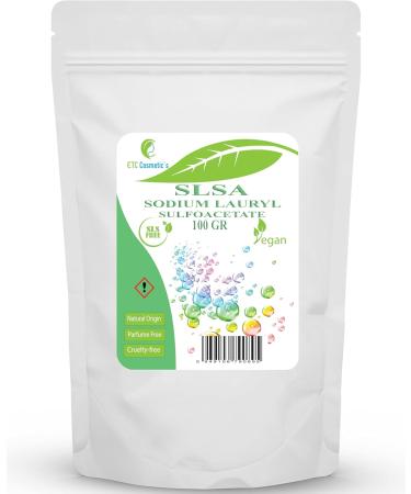 SLSA Surfactant 100gr | Sodium Lauryl Sulfoacetate |Soap Foaming Bath Bombs Bubble Bars | Natural-Origin Perfume-Free Surfactant | - Buy Online on GoSupps.com
