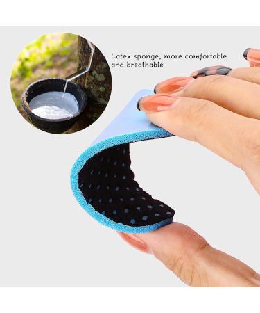PROUSKY Heel Cushion Inserts - Self-Adhesive Heel Grips for Loose Shoes - Anti-Slip Foot Insoles Sticker - 6 Pieces (Blue/Beige/White) - Buy Online on GoSupps.com