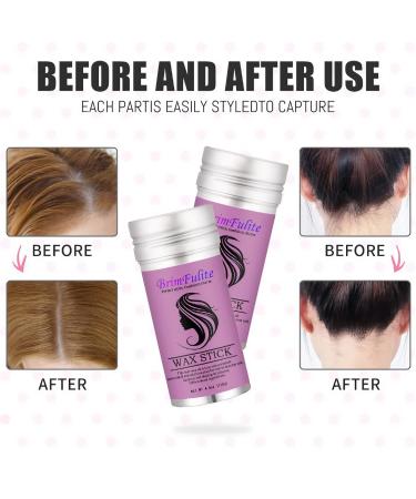 BrimFulite Hair Wax Stick - Non-Greasy Slick Hair Pomade Stick with Strong Hold for Flyaways & Taming Hair - 24-Hour Gel Stick (1 PC) 2.70 Ounce - Buy Online on GoSupps.com