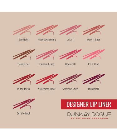 Runway Rogue Designer Liner Lip Pencil - Matte Muted-Plum Lip Liner with Sharpener - Buy Online on GoSupps.com