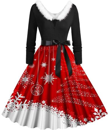 Buy Hanxiulin Women's Christmas Hoodie Dress - Long Sleeve Oversized Sweater Dress for Parties | Fashionable Beige Sweatshirt Dress for Autumn Winter - XL - Buy Online on GoSupps.com