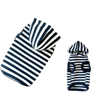Newborn Kitten Cat Chihuahua Clothes Puppy Dog Coat Smaller Breeds XXXXS Stripey Hoody PJS Cosy Top (Black+White XXXXXS- XXXXS (4-6 weeks Kitten)) XXXXXS- XXXXS (4 - 6 weeks Kitten) Black+White - Buy Online on GoSupps.com