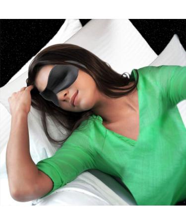 Marie Ernst Eye Mask | Soft & Comfortable Sleep Accessory for Men and Women | Grey Large Blindfold for Tranquil Sleep - Buy Online on GoSupps.com