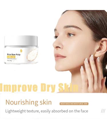 Rice Face Cream Hydrating Face Moisturiser Rosacea Cream for Face High Firming & Deep Nourishing Natural Rice Moisturising Cream Face Brightening Face Cream Sensitive Face Cream Anti Aging Elasticity - Buy Online on GoSupps.com
