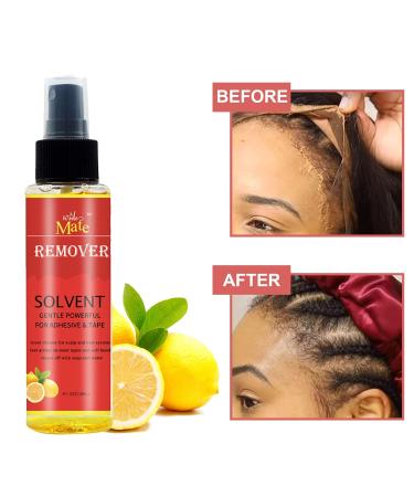 Tape Extensions Remover- Lace Glue Remover - Citrus Flavor Tape in Extension Remover Spray for Hair Replacement Lace Front Wig Poly Hairpieces Toupee Hair Systems Bonding (118mL) - Buy Online on GoSupps.com