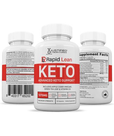 Rapid Lean Keto ACV Pills 1275MG Keto Support Blend Capsule Alternative to Keto ACV Gummies Formulated with Apple Cider Vinegar Extra Virgin Olive Oil Powder Green Tea Leaf 60 Capsules - Buy Online on GoSupps.com