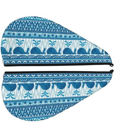 Sea Underwater Animals Microfiber Hair Towel | Soft Quick-Dry Super Absorbent Wrap for Women | Ideal for Long Curly & Thick Hair - Buy Online on GoSupps.com