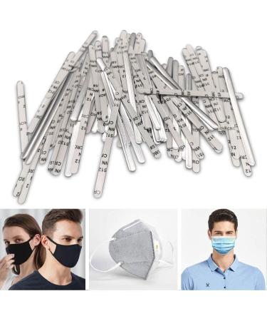 100PCS Aluminum Nose Bridge Strips for Mask DIY Crafts - Adhesive Back Metal Nose Wire Clips 90MM - Buy Online on GoSupps.com
