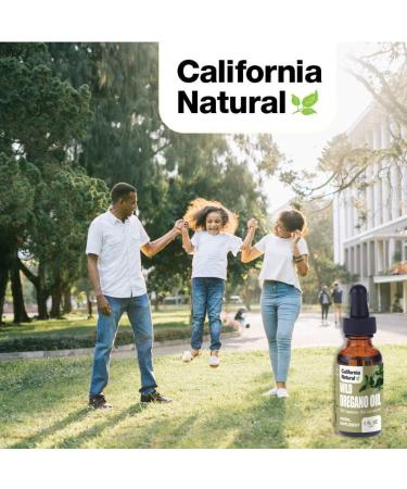 California Natural Wild Oregano Oil 1oz: Immune & Digestive Support | Promote Gut Health | 100% Vegetarian | 70% Carvacrol | Herbal Supplement - Buy Online on GoSupps.com
