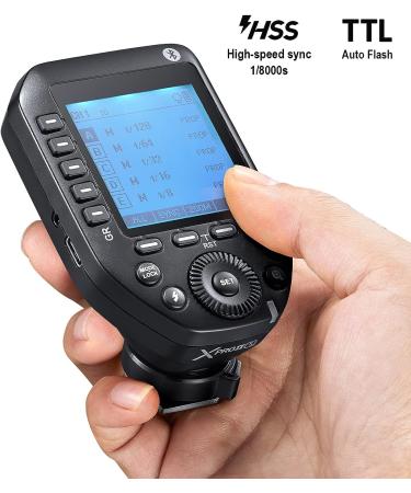 Godox XProII-S i-TTL 2.4G Wireless Flash Trigger Transmitter | High Speed Sync 1/8000s | 11 Customizable Buttons - Buy Online on GoSupps.com