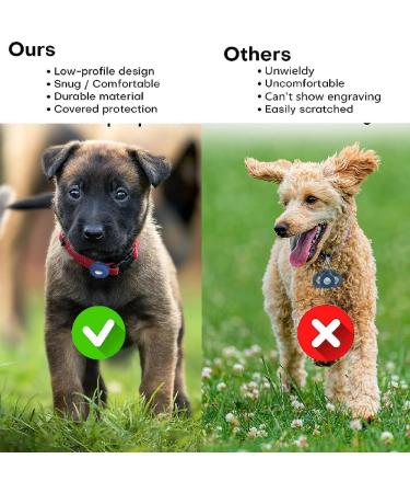 Buy PKQtop Protective Cover for Apple Airtag - Silicone Case for Dog Collar & School Bag - Anti-Lost Locator Accessory - Buy Online on GoSupps.com