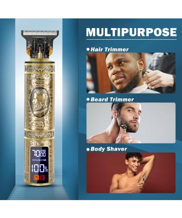 Beard Trimmer Hair Clippers Men Professional Cordless Beard Trimmer Men T Bladeds Outliner Grooming Baldheaded Mens Shaver Hair Trimmer With 180 Mins Work Time 1500Mah Battery Shavers For Men Trimmer - Buy Online on GoSupps.com