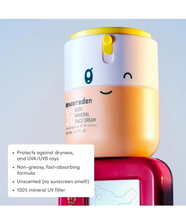 Evereden Kids Routine Bundle with SPF20 - Happy Detangling Shampoo and Conditioner Face Wash and Multi-Vitamin Face Cream - Buy Online on GoSupps.com