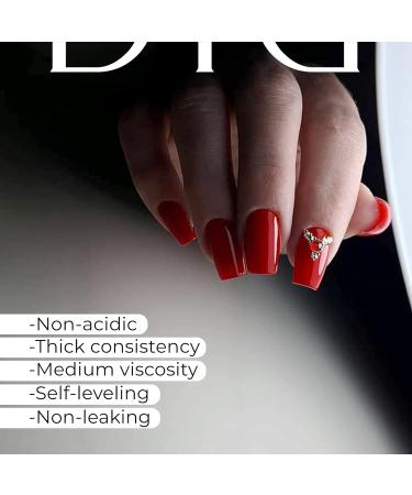 Didier Lab - Premium Glass Solid Builder Gel for Nails - Hard Gel Builder for Extension - Nail Strengthener - LED UV Builder Gel for Nails - Split Nail Repair - Nail Hardener Gel - 15 ml 15 ml (Pack of 1) Glass - Buy Online on GoSupps.com