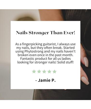 NATURABLOOM Phytostrong Breathable Nail Strengthener - Premium Nail Treatment for Natural Nail Care - Biosourced Nail Hardener - Buy Online on GoSupps.com