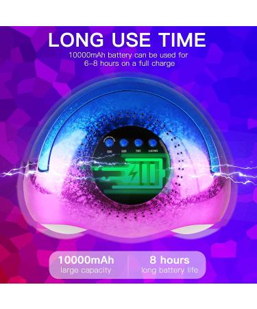 Belle 120W UV LED Nail Lamp | Professional Gel Dryer for Double Hands | Rechargeable with 45pcs Lamp Beads | LCD Display | 3 Timers | Home & Salon - Buy Online on GoSupps.com