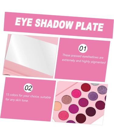 BIUDECO 15 Colorful Eyeshadow Eyeshadow Eyeshadow Palette Purple Colorful Eyeshadow - Buy Online on GoSupps.com