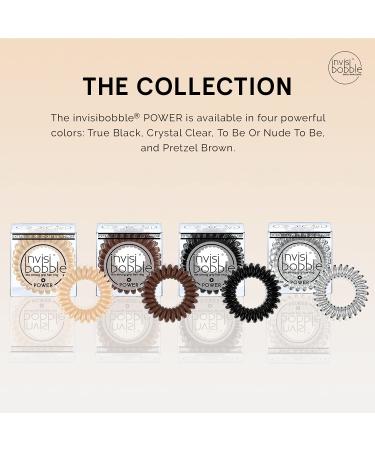 Invisibobble Power Hair Tie Pretzel Brown | 3x Ultra-Strong Hold Hair Ties | Original Design from Munich - Buy Online on GoSupps.com
