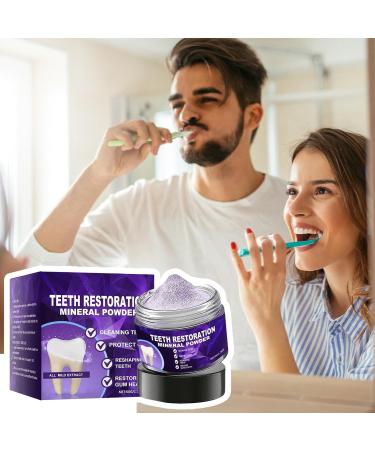 Tooth Powder | Oral Hygiene - 50g Instant Repairing Tooth Powder for Daily Hygiene Bathroom Morning Routine Travel Men and Women - Buy Online on GoSupps.com