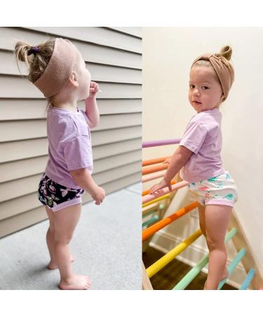 Big Elephant 100% Cotton Baby Girl's Potty Training Pants Underwear - Colorful Flowers 5T (Pack of 10) - Buy Online on GoSupps.com