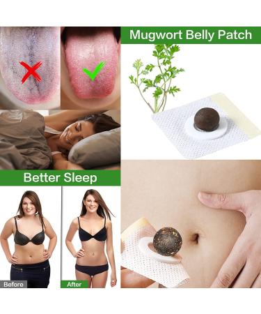 2 Boxes Mugwort Belly Patch 60Pcs Pills & Sticker Set for Moxa Hot Moxibustion - Buy Online on GoSupps.com