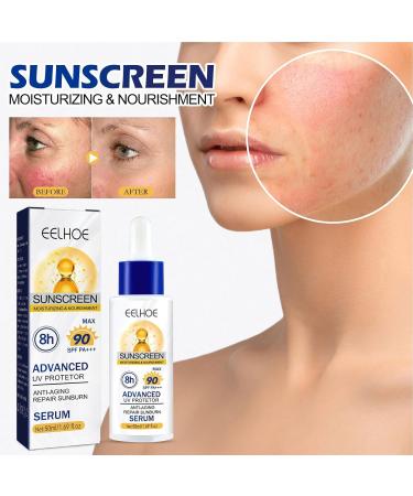  JPSDOWS Moisturizing facial sunscreen 1.69 fl fl oz multi-protection UV facial cream Oil-Free Moisturizing Facial Sunscreen SPF90 PA+++ Facial Sunscreen - Buy Online on GoSupps.com
