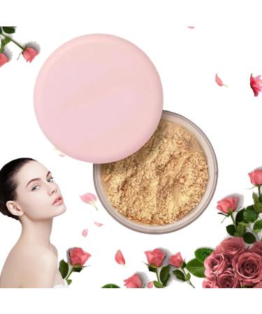 Beauty Pink Setting Powder Beauty Blurring Setting Powder Blurring Setting Powder Waterproof Setting Powder Pink Blurring Powder for All Skin Tones(6#)