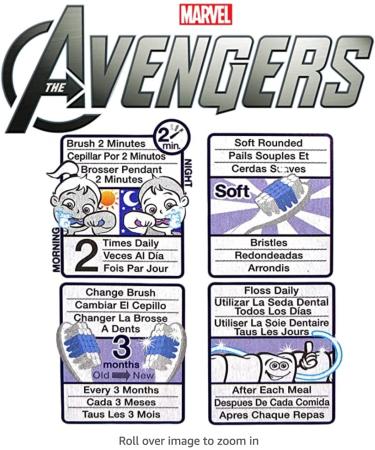 Buy 18 ct Marvel Avengers Toothbrushes with Suction Cups - Hulk Captain America Iron Man & Thor - International Shipping Available - Buy Online on GoSupps.com