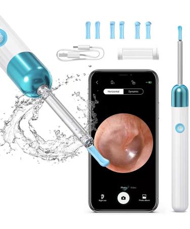 QDCFY Otoscope Ear Camera 1080P HD 3.5mm Ear Cleaning Tool for IOS and Android Smartphones (White) White